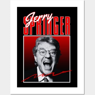 Jerry springer///original retro Posters and Art